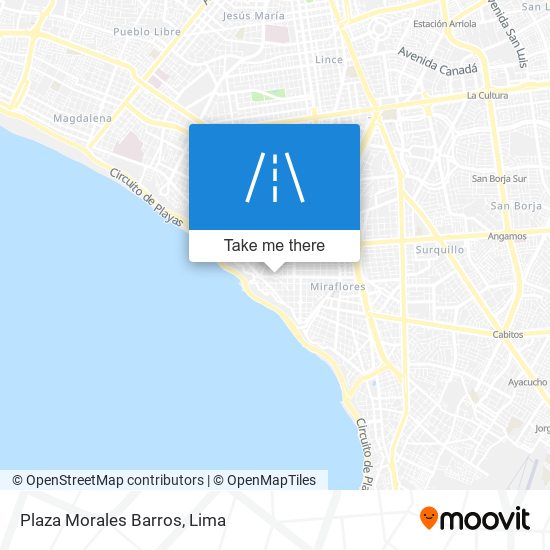 Plaza Morales Barros map