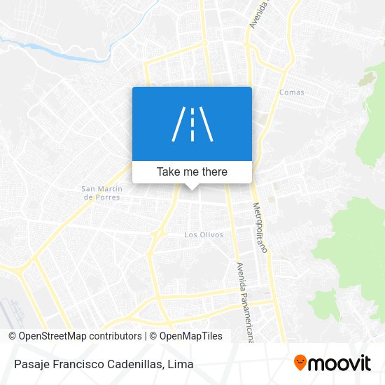 Mapa de Pasaje Francisco Cadenillas