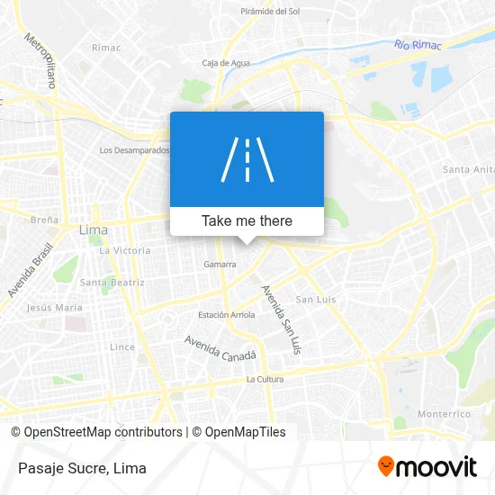 Pasaje Sucre map