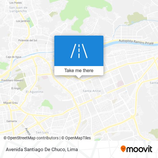 Mapa de Avenida Santiago De Chuco