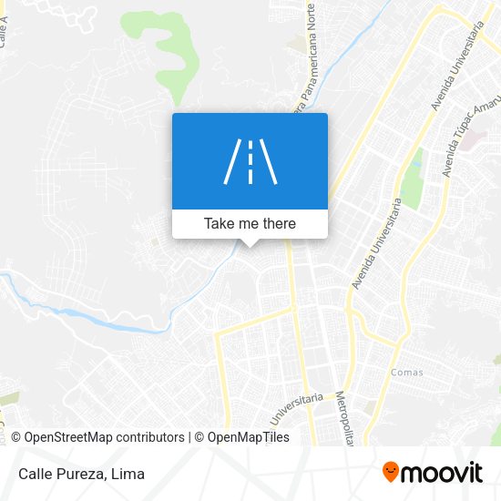 Mapa de Calle Pureza