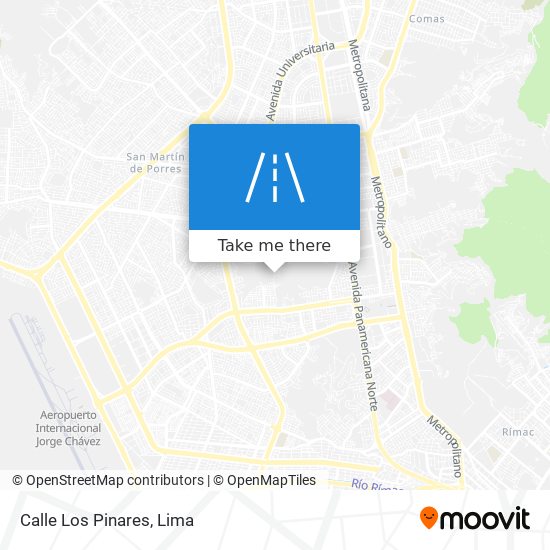 Calle Los Pinares map