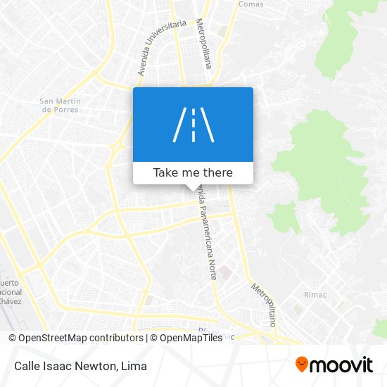 Mapa de Calle Isaac Newton