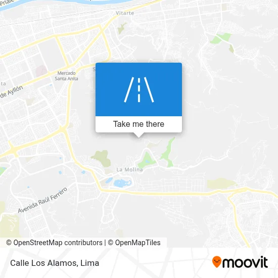 Calle Los Alamos map