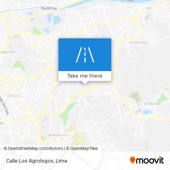 Calle Los Agrologos map
