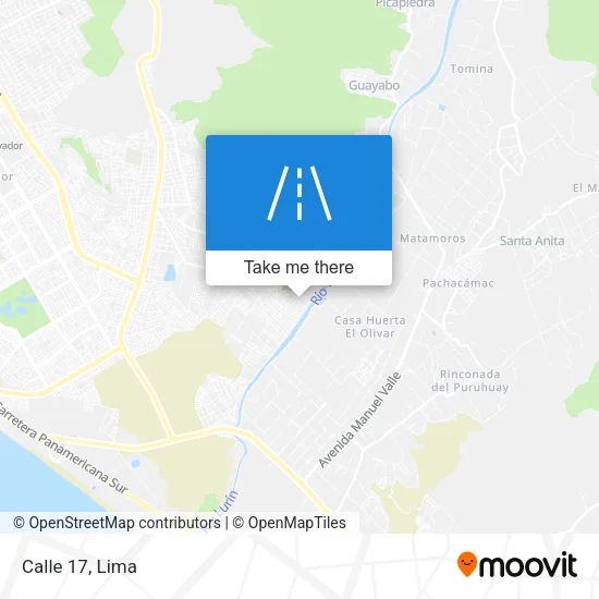 Calle 17 map