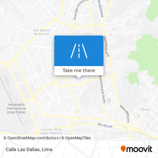 Mapa de Calle Las Dalias