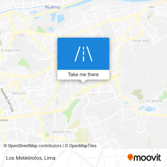Los Meteórolos map
