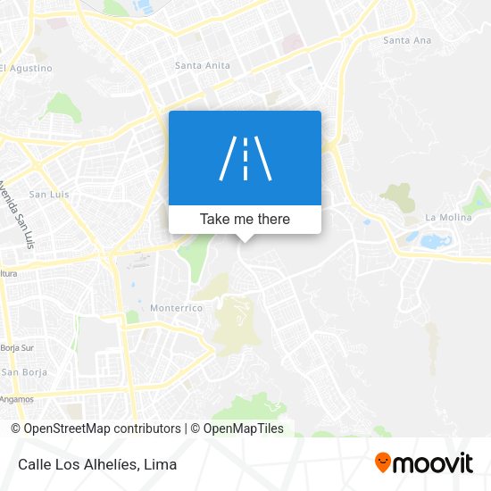 Mapa de Calle Los Alhelíes