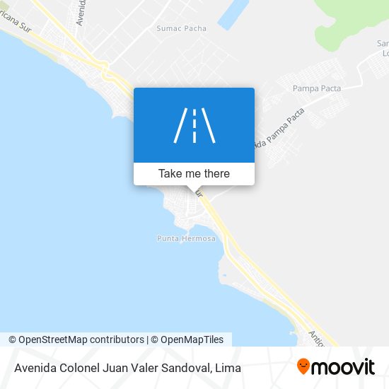 Mapa de Avenida Colonel Juan Valer Sandoval