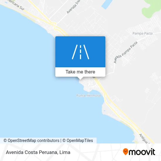 Avenida Costa Peruana map