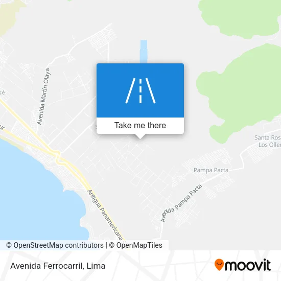 Avenida Ferrocarril map