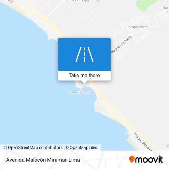 Avenida Malecón Miramar map