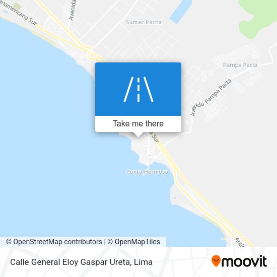 Calle General Eloy Gaspar Ureta map