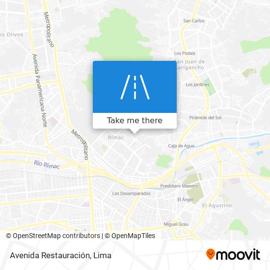 Mapa de Avenida Restauración