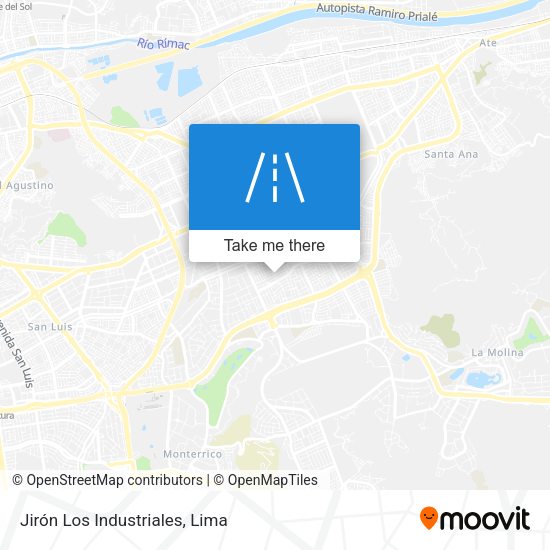 Jirón Los Industriales map