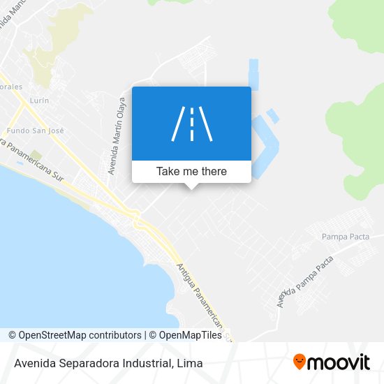 Mapa de Avenida Separadora Industrial