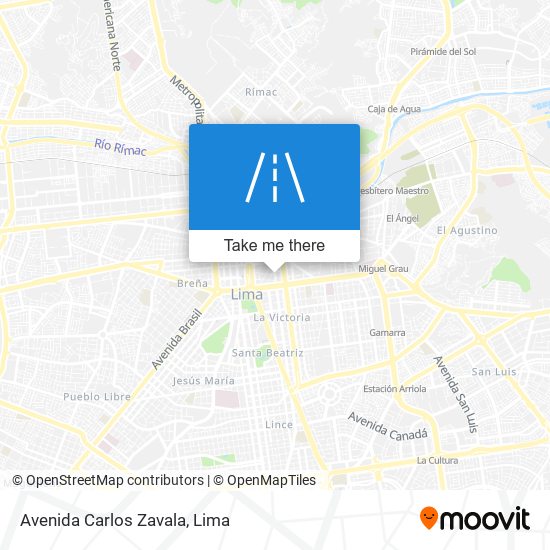 Avenida Carlos Zavala map
