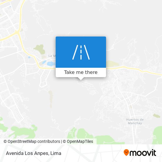 Avenida Los Anpes map