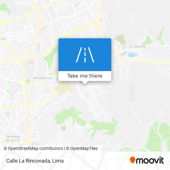 Mapa de Calle La Rinconada