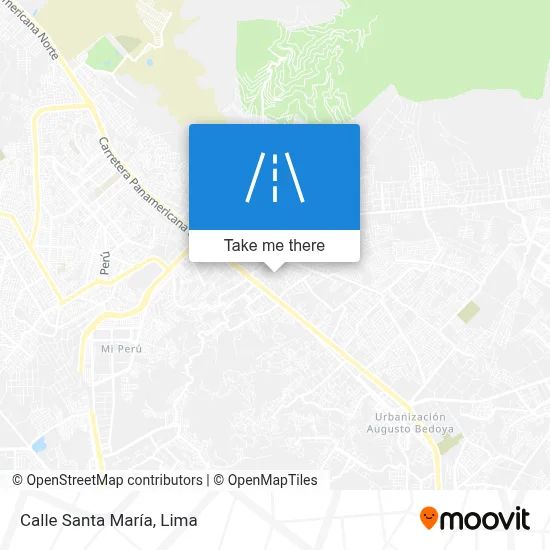 Calle Santa María map
