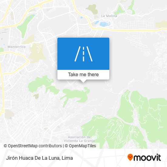 Mapa de Jirón Huaca De La Luna