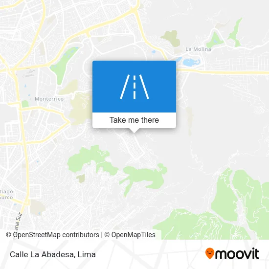 Mapa de Calle La Abadesa
