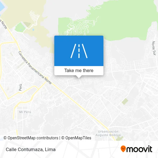 Calle Contumaza map