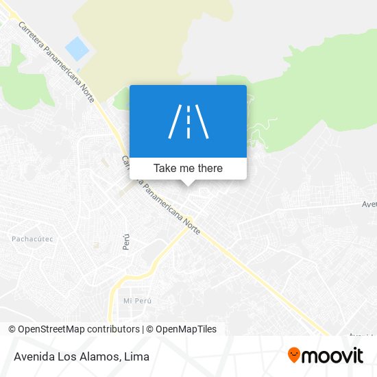 Avenida Los Alamos map