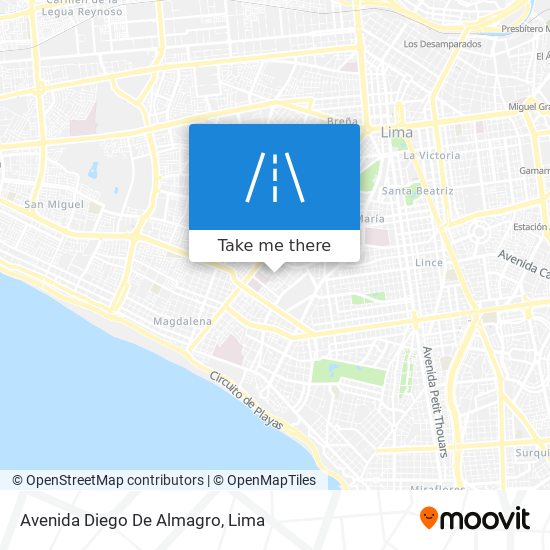 Avenida Diego De Almagro map