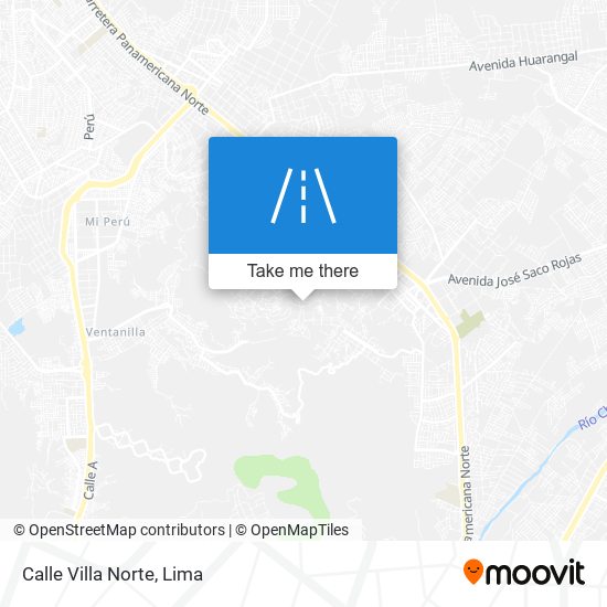 Mapa de Calle Villa Norte