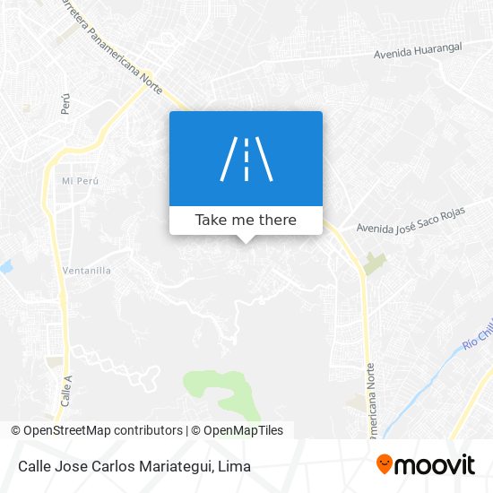 Calle Jose Carlos Mariategui map