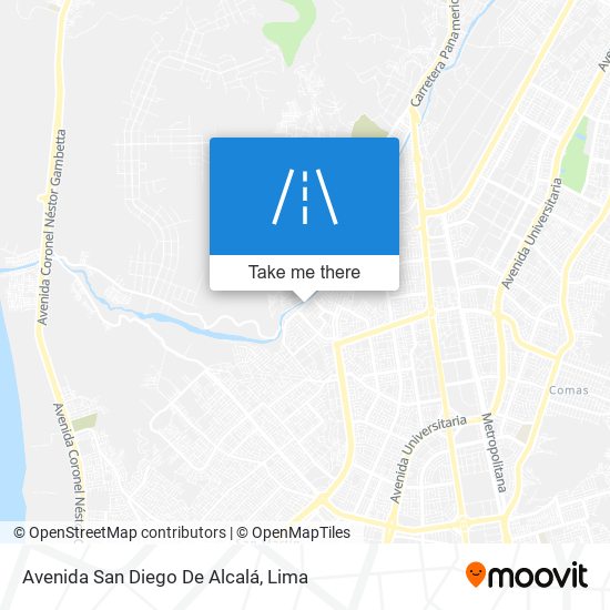 Mapa de Avenida San Diego De Alcalá
