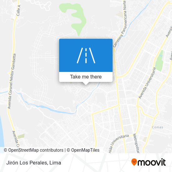 Mapa de Jirón Los Perales