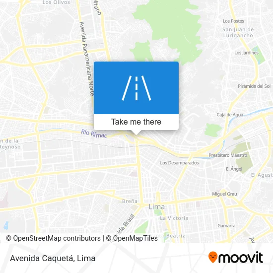 Avenida Caquetá map