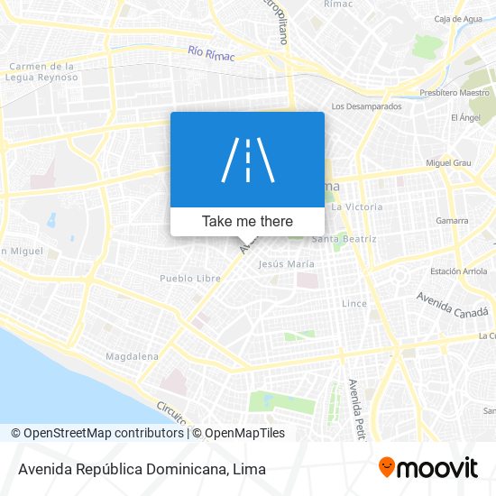 Avenida República Dominicana map
