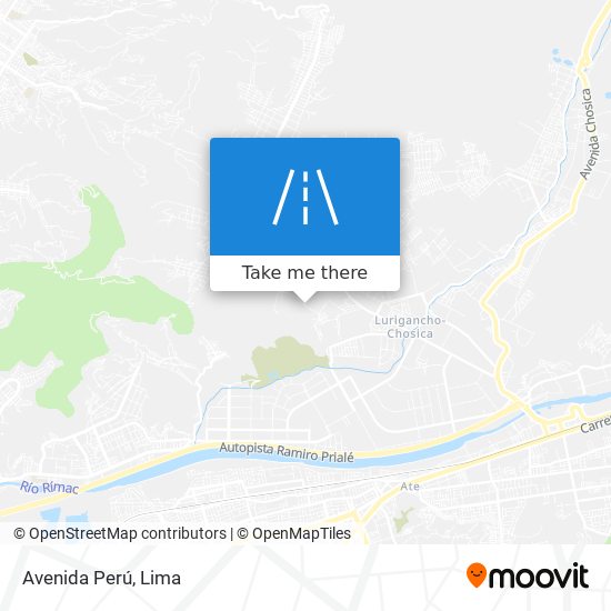 Avenida Perú map