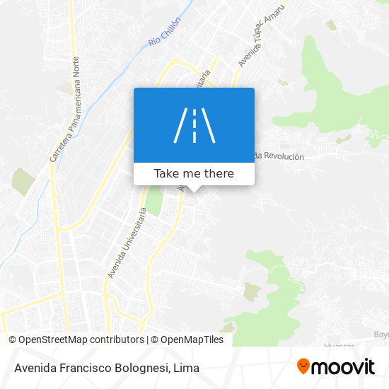 Avenida Francisco Bolognesi map