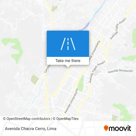 Avenida Chacra Cerro map