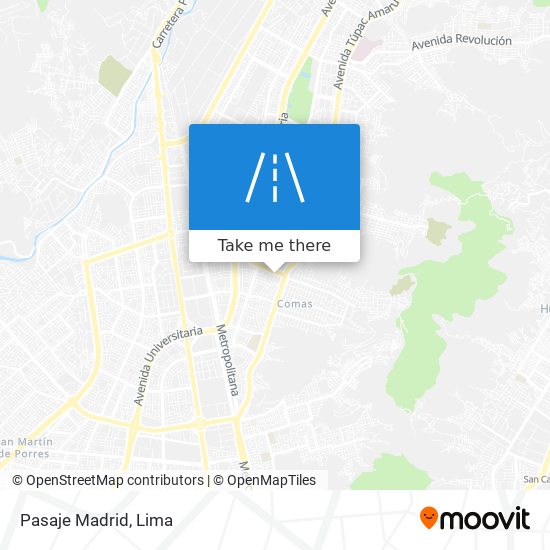 Mapa de Pasaje Madrid