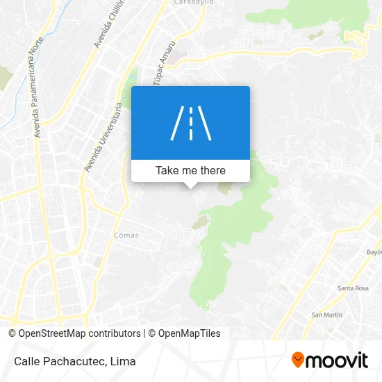 Calle Pachacutec map