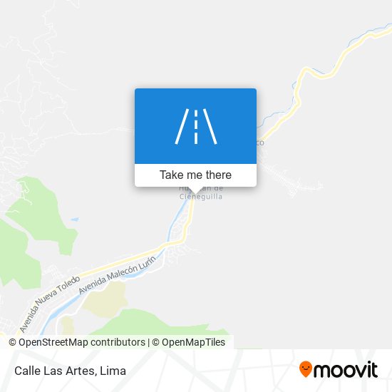 Calle Las Artes map