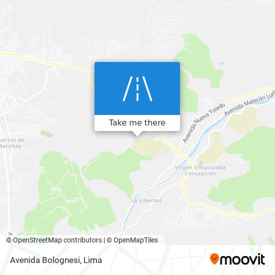 Mapa de Avenida Bolognesi