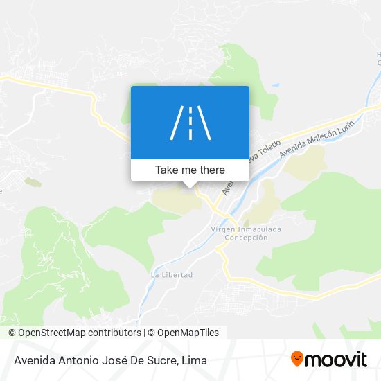 Avenida Antonio José De Sucre map