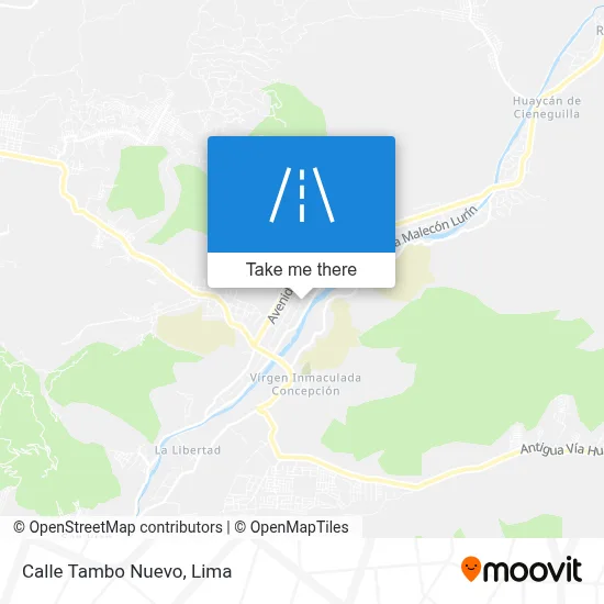 Calle Tambo Nuevo map