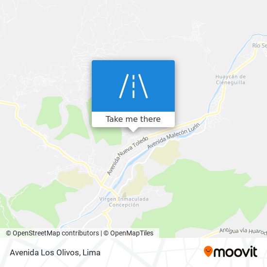 Mapa de Avenida Los Olivos