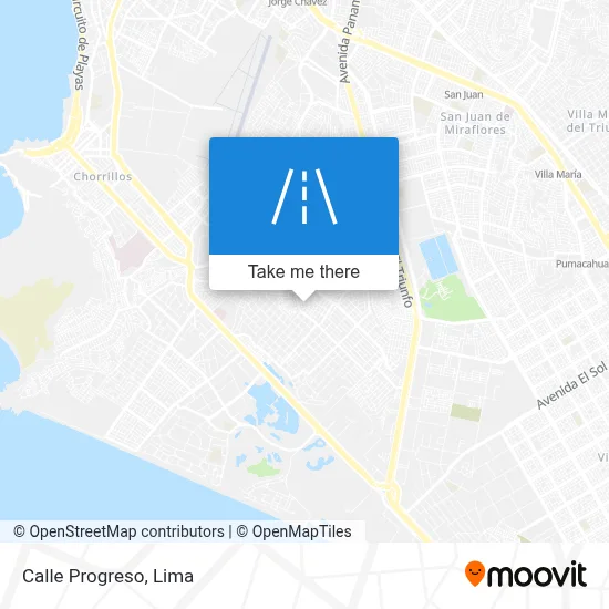 Calle Progreso map