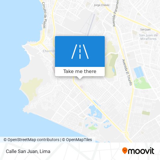 Calle San Juan map