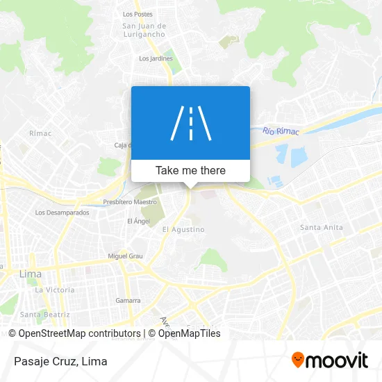 Pasaje Cruz map