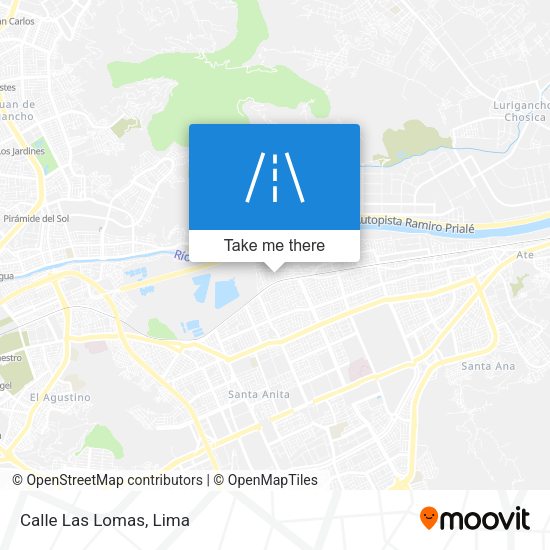 Calle Las Lomas map